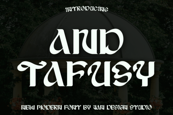 And Tafusy: A Display Font That Elevates Your Handmade Shop