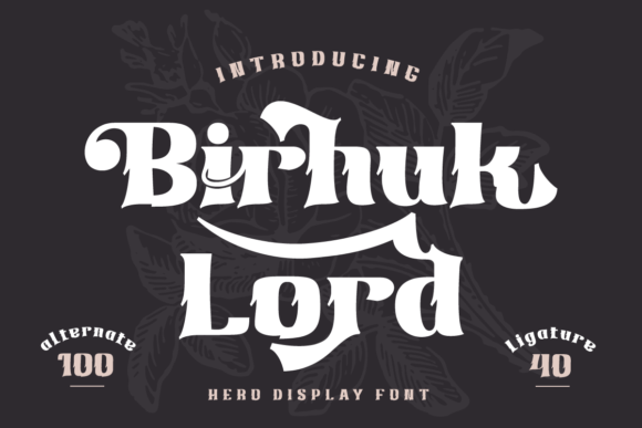 Birhuk Lord: A Display Font Built for Bold Web Design Moments