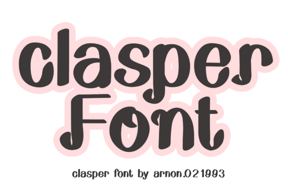 Clasper Font: A Playful Display Typeface for Editorial Design