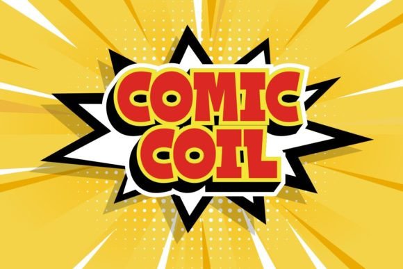 Comic Coil: A Bold Display Font for Handmade Creations