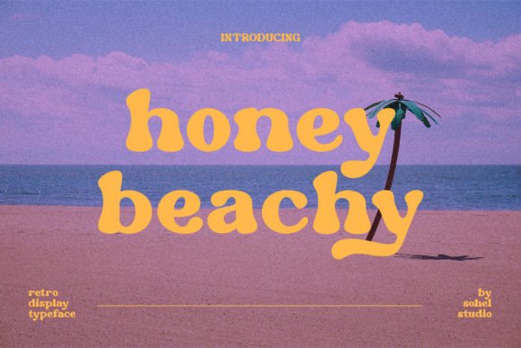 Honey Beachy Display Font: Retro Charm for Modern Web Design