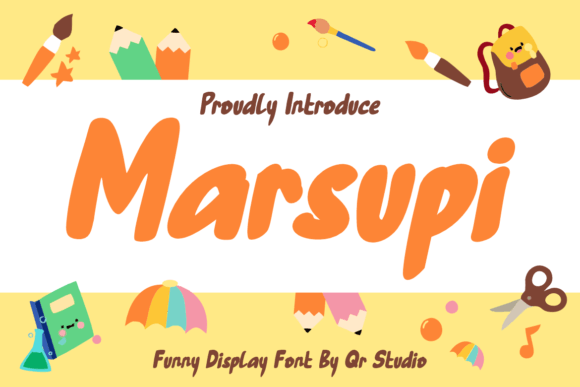 Marsupi: A Chunky Display Font for Campaigns That Pop