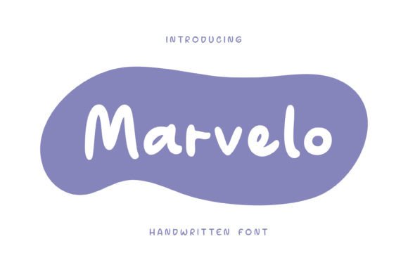 Marvelo: A Clean Comic Display Font for Bold Branding
