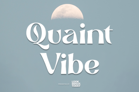 Quaint Vibe: A Display Font Built for Campaign Visuals
