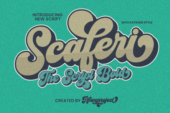Scaferi: A Display Font Built for Real Brand Work